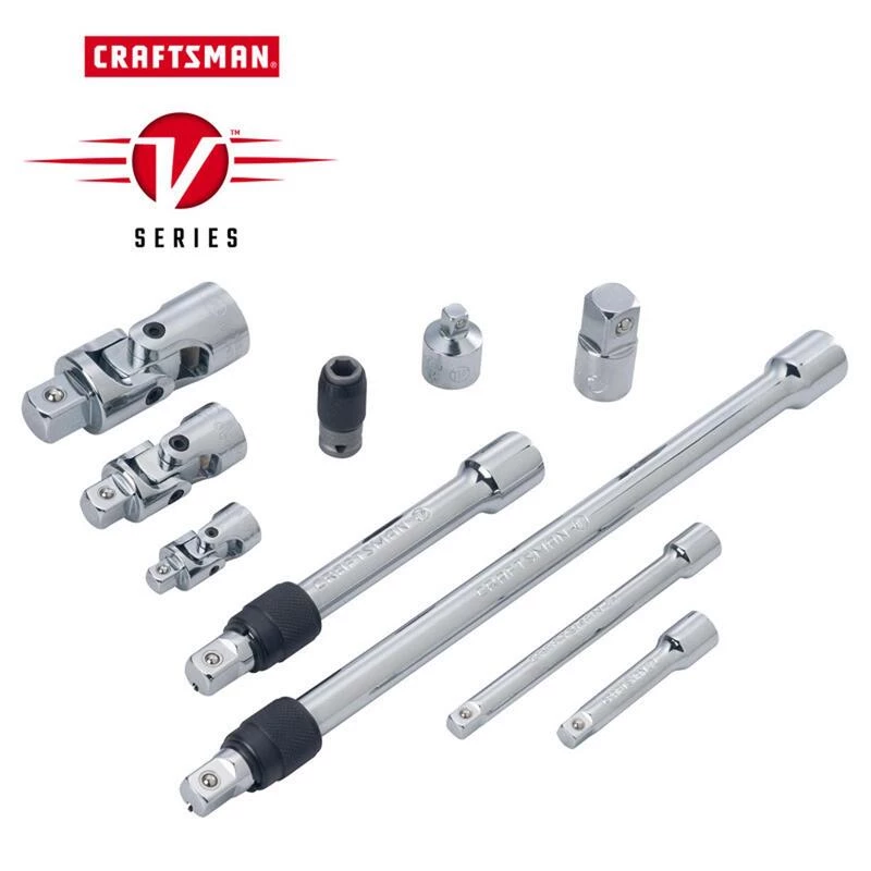 Promo ๐ Craftsman V-Series 1/4, 3/8 and 1/2 in. drive S Socket Accessory Set 10 pc ๐ 4 Promo ๐ Craftsman V-Series 1/4, 3/8 and 1/2 in. drive S Socket Accessory Set 10 pc ๐ - Image 2