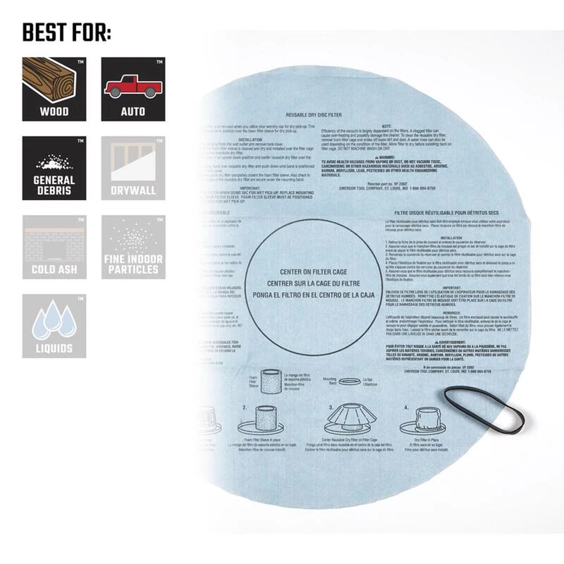 Buy ✔️ Craftsman 1 in. L X 7 in. W Cloth Filter Bag 3 pc 👍 5 Buy ✔️ Craftsman 1 in. L X 7 in. W Cloth Filter Bag 3 pc 👍 - Image 3