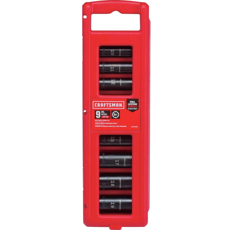 Flash Sale π Craftsman 3/8 in. drive Metric 6 Point Deep Socket Set Deep Impact Socket Set 9 pc π 4 Flash Sale π Craftsman 3/8 in. drive Metric 6 Point Deep Socket Set Deep Impact Socket Set 9 pc π - Image 2
