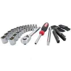 Discount 🎉 Craftsman 3/8 in. drive Metric and SAE 6 Point Mechanic's Tool Set 63 pc 💯
