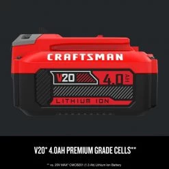 Best Sale 🤩 Craftsman 20V MAX 20 V 4 Ah Lithium-Ion High Capacity Battery Pack 1 pc 🧨 -Craftsman Sales 2022 0de7bd7e 32dc 496e 8daa 083e22c08005