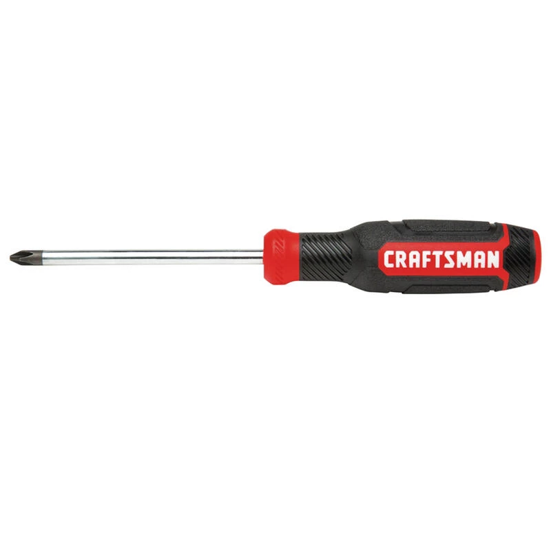 Outlet 🤩 Craftsman #2 X 4 in. L Phillips Bi-Material Screwdriver 1 pc ✨ 4 Outlet 🤩 Craftsman #2 X 4 in. L Phillips Bi-Material Screwdriver 1 pc ✨ - Image 2
