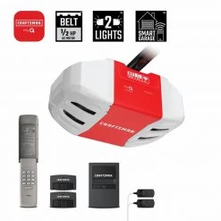Cheap 🔥 Craftsman Chamberlain 1/2 HP Belt Drive WiFi Compatible Smart Garage Door Opener 🔥
