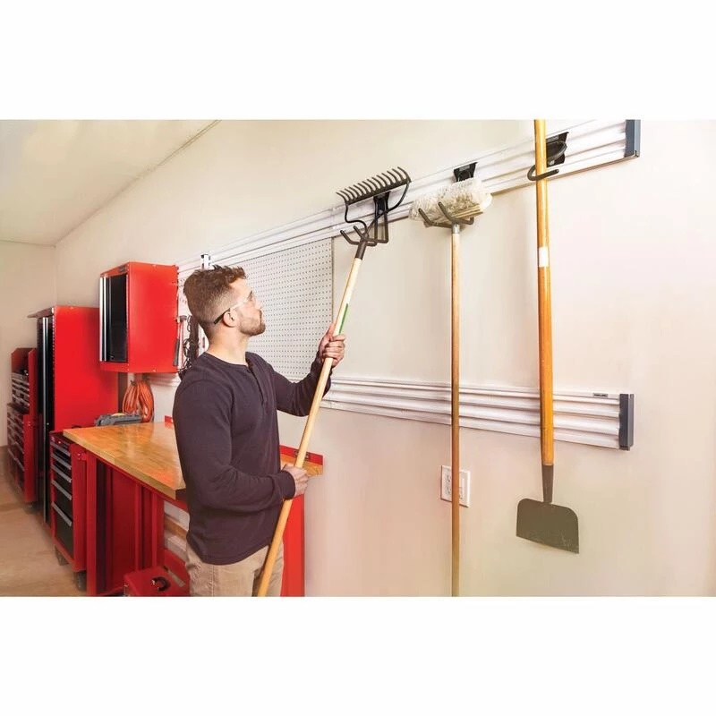 New 👍 Craftsman 6 in. H X 9.5 in. W X 49 in. D Black/White Plastic Wall Mount Tool Holder 🎉 6 New 👍 Craftsman 6 in. H X 9.5 in. W X 49 in. D Black/White Plastic Wall Mount Tool Holder 🎉 - Image 6