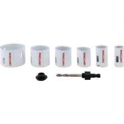 Discount 🎁 Craftsman Bi-Metal Hole Saw Kit 7 pc 🎉