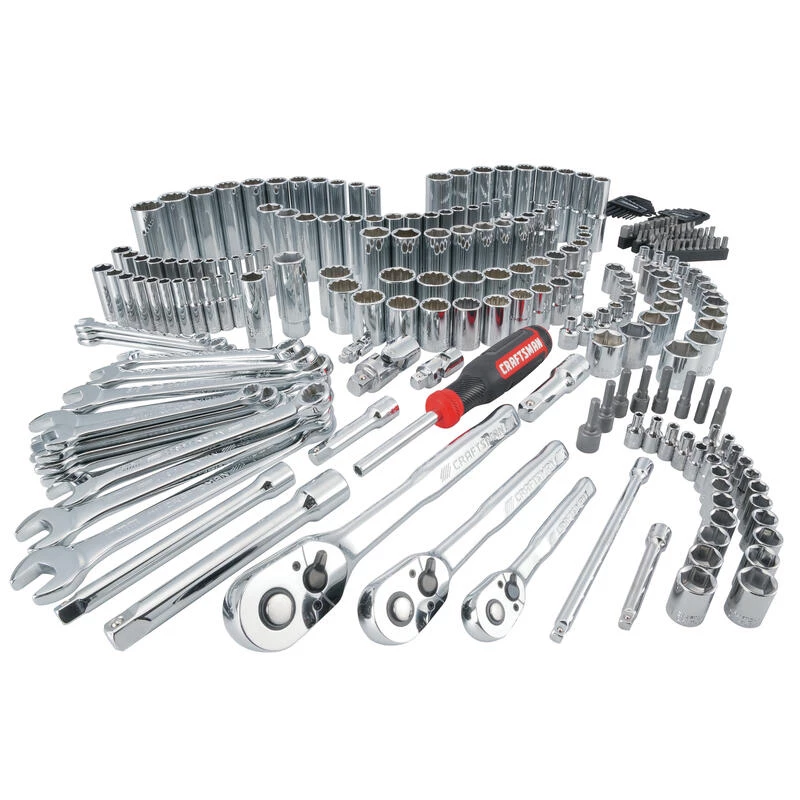 Wholesale 😀 Craftsman 1/4, 3/8 and 1/2 in. drive Metric and SAE 6 and 12 Point Mechanic's Tool Set 308 pc 😍 3 Wholesale 😀 Craftsman 1/4, 3/8 and 1/2 in. drive Metric and SAE 6 and 12 Point Mechanic's Tool Set 308 pc 😍