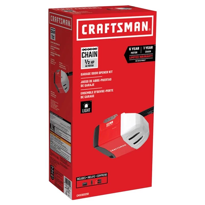 New ✔️ Craftsman Chamberlain 1/2 HP Chain Drive Garage Door Opener 🛒 3 New ✔️ Craftsman Chamberlain 1/2 HP Chain Drive Garage Door Opener 🛒 - Image 2