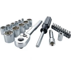 Brand new ๐ Craftsman 3/8 in. drive SAE 6 Point Nano Mechanic's Tool Set 24 pc ๐