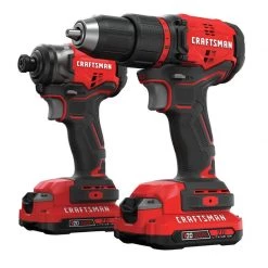 Coupon 😍 Craftsman 20 V Cordless Brushless 2 Tool Compact Drill and Impact Driver Kit 👏