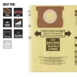 Buy 🎉 Craftsman 1 in. L X 9.5 in. W Wet/Dry Vac Filter Bag 5-8 gal 2 pc ⌛ 8 Buy 🎉 Craftsman 1 in. L X 9.5 in. W Wet/Dry Vac Filter Bag 5-8 gal 2 pc ⌛ -Craftsman Sales 2022 40c5e6fe bbb7 486c 8400 3a6235d0acc5
