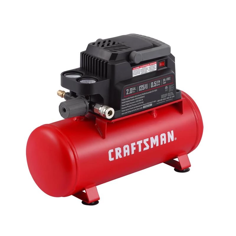 Promo ๐ Craftsman 2 gal Horizontal Portable Air Compressor 125 psi 0.33 HP ๐งจ 4 Promo ๐ Craftsman 2 gal Horizontal Portable Air Compressor 125 psi 0.33 HP ๐งจ - Image 2