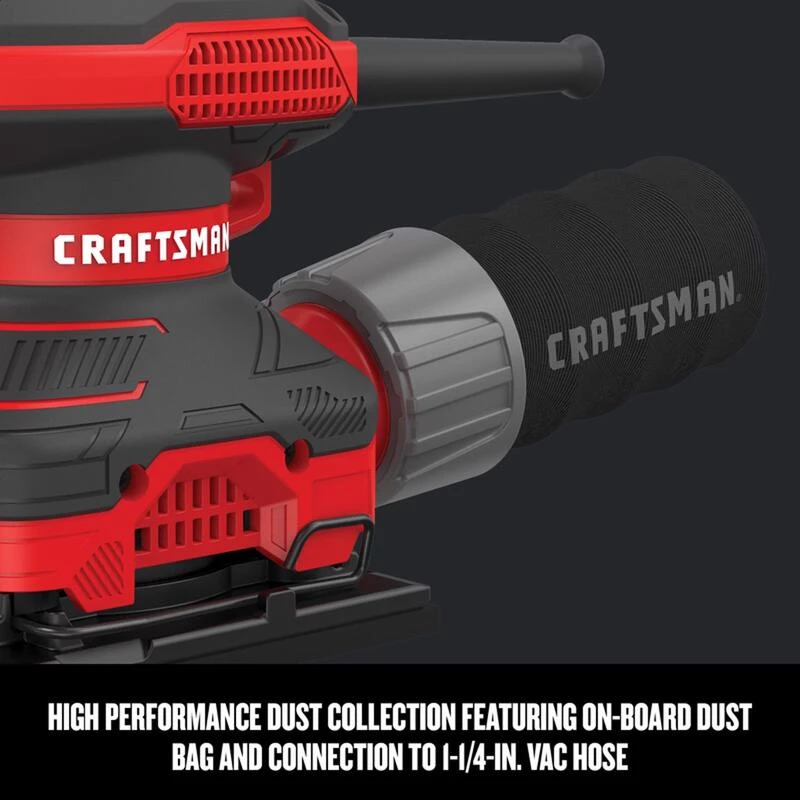 Cheap โ๏ธ Craftsman Corded 2 amps 1/4 Sheet Finishing Sander ๐ 7 Cheap โ๏ธ Craftsman Corded 2 amps 1/4 Sheet Finishing Sander ๐ - Image 5