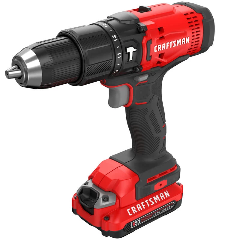 Coupon ✨ Craftsman 20 V 1/2 in. Brushed Cordless Hammer Drill Kit (Battery & Charger) 👍 9 Coupon ✨ Craftsman 20 V 1/2 in. Brushed Cordless Hammer Drill Kit (Battery & Charger) 👍 - Image 7