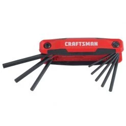Outlet ๐ Craftsman SAE Fold-Up Hex Key Set 9 pc ๐