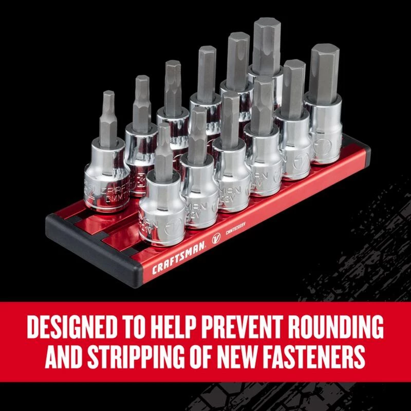 Cheapest ๐คฉ Craftsman V-Series X-Tract Technology 3/8 in. drive Metric and SAE Hex Bit Socket Set 12 pc โ 6 Cheapest ๐คฉ Craftsman V-Series X-Tract Technology 3/8 in. drive Metric and SAE Hex Bit Socket Set 12 pc โ - Image 4