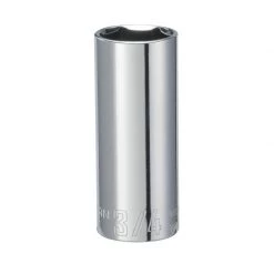 Best deal ✔️ Craftsman 3/4 in. X 3/8 in. drive SAE 6 Point Deep Deep Socket 1 pc ⌛