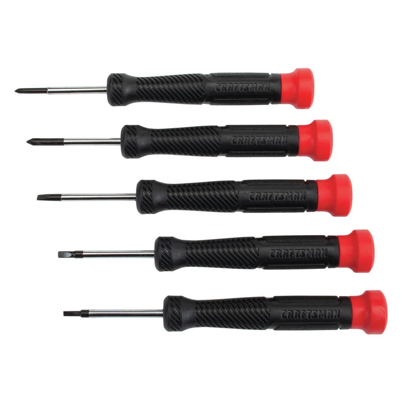 Hot Sale 🌟 Craftsman 1-1/2 in. L Phillips/Slotted Precision Screwdriver Set 5 pc ✨ 4 Hot Sale 🌟 Craftsman 1-1/2 in. L Phillips/Slotted Precision Screwdriver Set 5 pc ✨ - Image 2