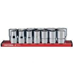 Discount ✔️ Craftsman V-Series 1/2 in. drive Metric 6 Point Socket Set 13 pc 👏