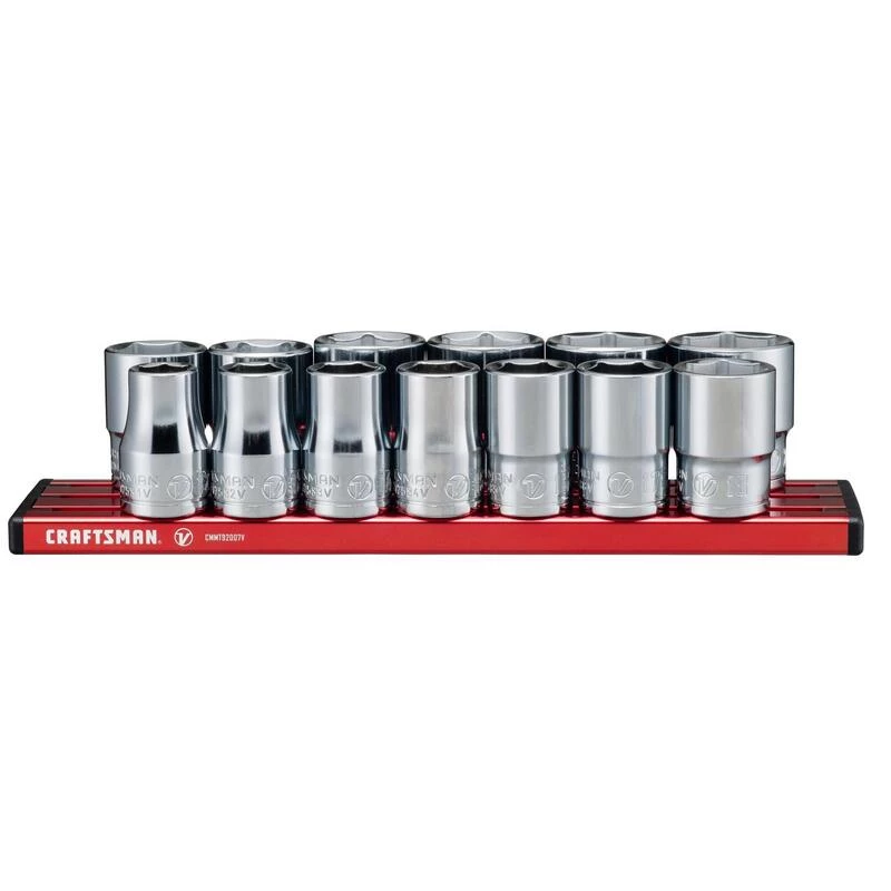 Discount โ๏ธ Craftsman V-Series 1/2 in. drive Metric 6 Point Socket Set 13 pc ๐ 3 Discount โ๏ธ Craftsman V-Series 1/2 in. drive Metric 6 Point Socket Set 13 pc ๐