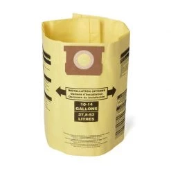 Best deal 🤩 Craftsman 2 in. L X 9.5 in. W Wet/Dry Vac Filter Bag 10-14 gal 2 pc 🔥