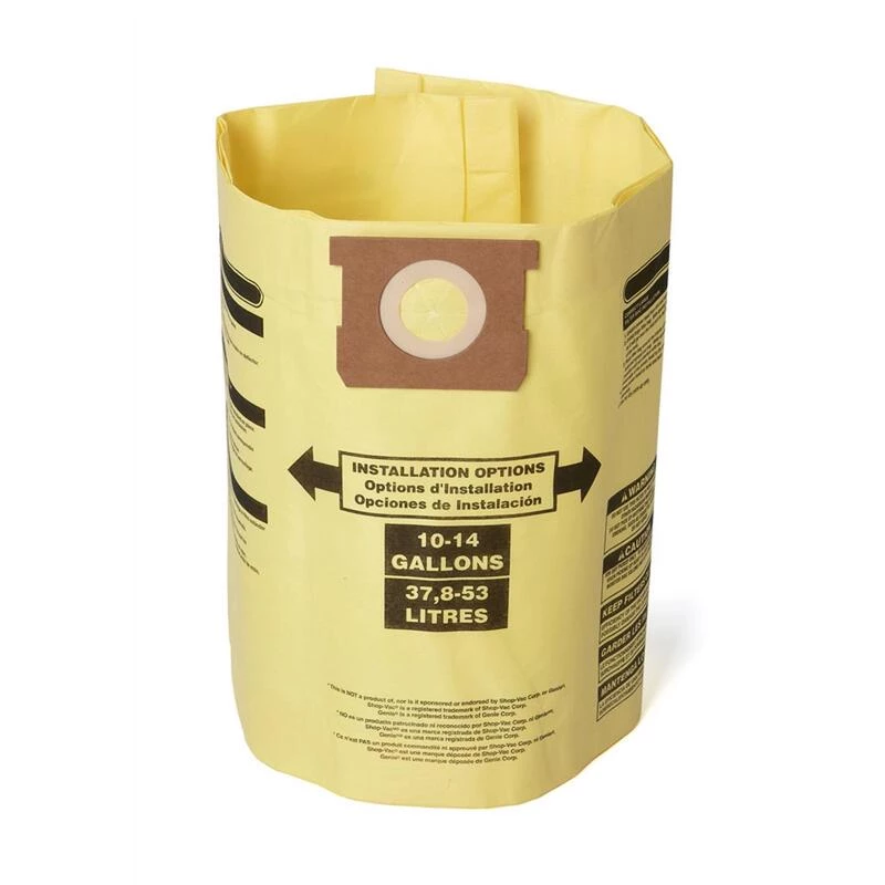 Best deal 🤩 Craftsman 2 in. L X 9.5 in. W Wet/Dry Vac Filter Bag 10-14 gal 2 pc 🔥 3 Best deal 🤩 Craftsman 2 in. L X 9.5 in. W Wet/Dry Vac Filter Bag 10-14 gal 2 pc 🔥