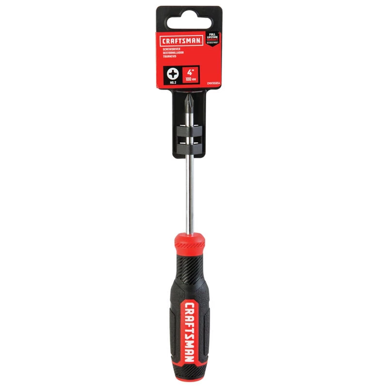 Outlet 🤩 Craftsman #2 X 4 in. L Phillips Bi-Material Screwdriver 1 pc ✨ 5 Outlet 🤩 Craftsman #2 X 4 in. L Phillips Bi-Material Screwdriver 1 pc ✨ - Image 3