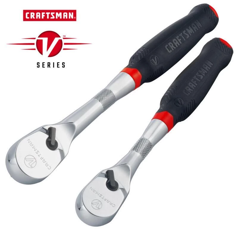 Best Pirce ๐ฏ Craftsman V-Series 3/8 and 1/2 in. drive Comfort Grip Ratchet Set 96 teeth ๐ 4 Best Pirce ๐ฏ Craftsman V-Series 3/8 and 1/2 in. drive Comfort Grip Ratchet Set 96 teeth ๐ - Image 2