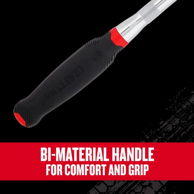 Top 10 ๐ Craftsman V-Series 1/2, 1/4 and 3/8 in. drive Comfort Grip Long Flex Head Ratchet Set โจ 6 Top 10 ๐ Craftsman V-Series 1/2, 1/4 and 3/8 in. drive Comfort Grip Long Flex Head Ratchet Set โจ - Image 4