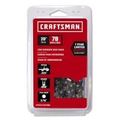 New โญ Craftsman 20 in. 78 links Low Kickback Saw Chain โ๏ธ