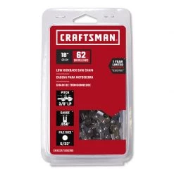 Flash Sale ๐ Craftsman 18 in. 62 links Chainsaw Chain ๐