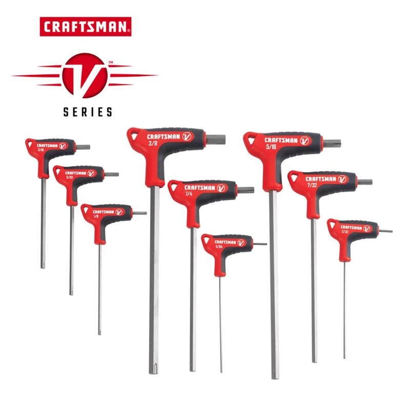 Wholesale ✨ Craftsman V-Series X-Tract Technology SAE T-Handle Hex Key Set 9 pc ✨ 4 Wholesale ✨ Craftsman V-Series X-Tract Technology SAE T-Handle Hex Key Set 9 pc ✨ - Image 2