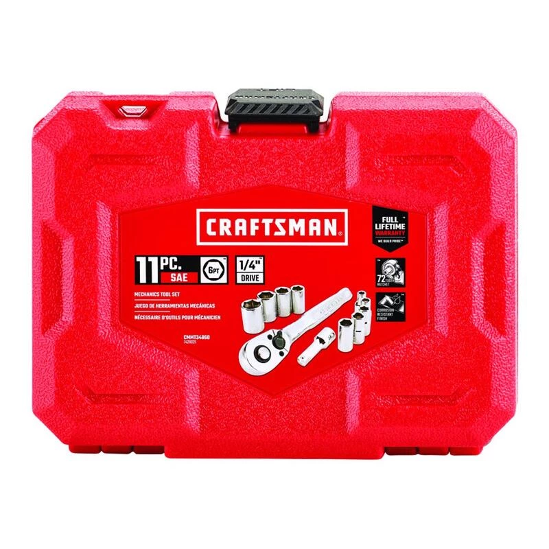 Wholesale ๐ Craftsman 1/4 in. drive SAE 6 Point Socket and Ratchet Set 11 pc ๐ฅ 6 Wholesale ๐ Craftsman 1/4 in. drive SAE 6 Point Socket and Ratchet Set 11 pc ๐ฅ - Image 4
