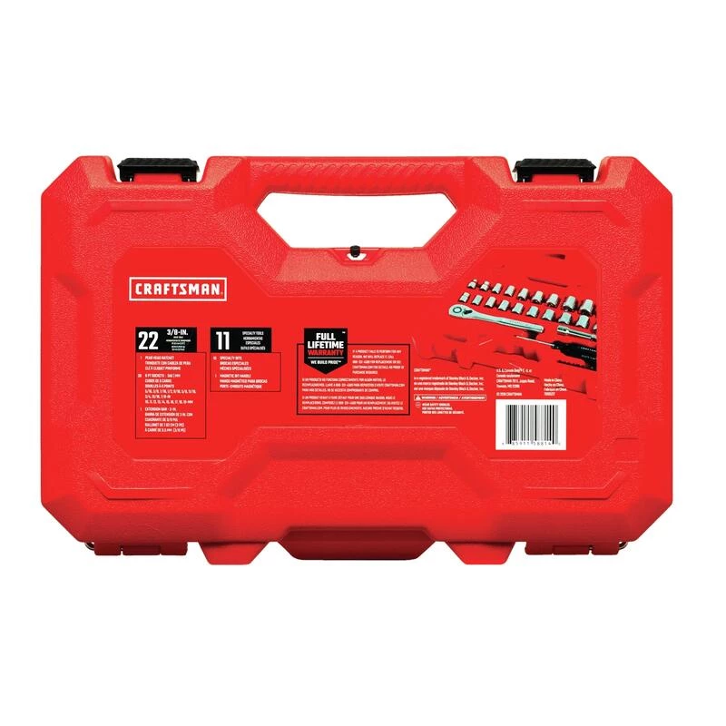 Discount โจ Craftsman 3/8 in. drive Metric and SAE 6 Point Mechanic's Tool Set 33 pc ๐ฏ 6 Discount โจ Craftsman 3/8 in. drive Metric and SAE 6 Point Mechanic's Tool Set 33 pc ๐ฏ - Image 4