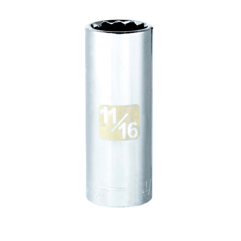 Flash Sale 🎉 Craftsman 11/16 in. X 3/8 in. drive SAE 12 Point Deep Socket 1 pc 🔔 3 Flash Sale 🎉 Craftsman 11/16 in. X 3/8 in. drive SAE 12 Point Deep Socket 1 pc 🔔