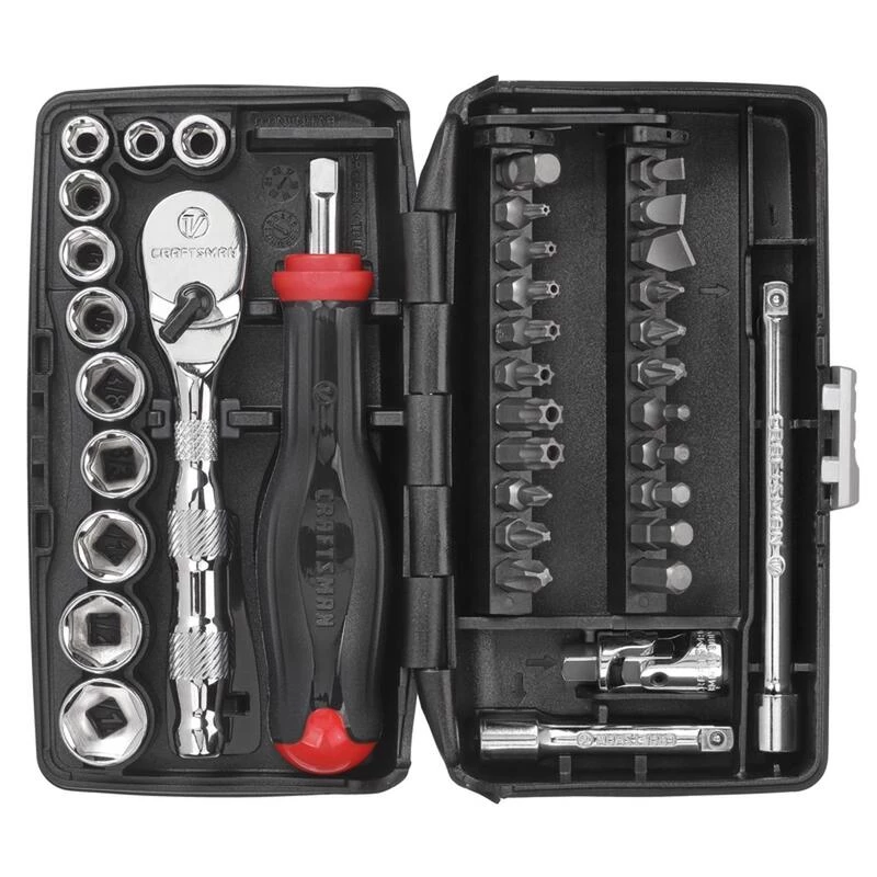 Coupon π Craftsman V-Series 1/4 in. drive SAE 6 Point Socket and Tool Set 38 pc βοΈ 3 Coupon π Craftsman V-Series 1/4 in. drive SAE 6 Point Socket and Tool Set 38 pc βοΈ