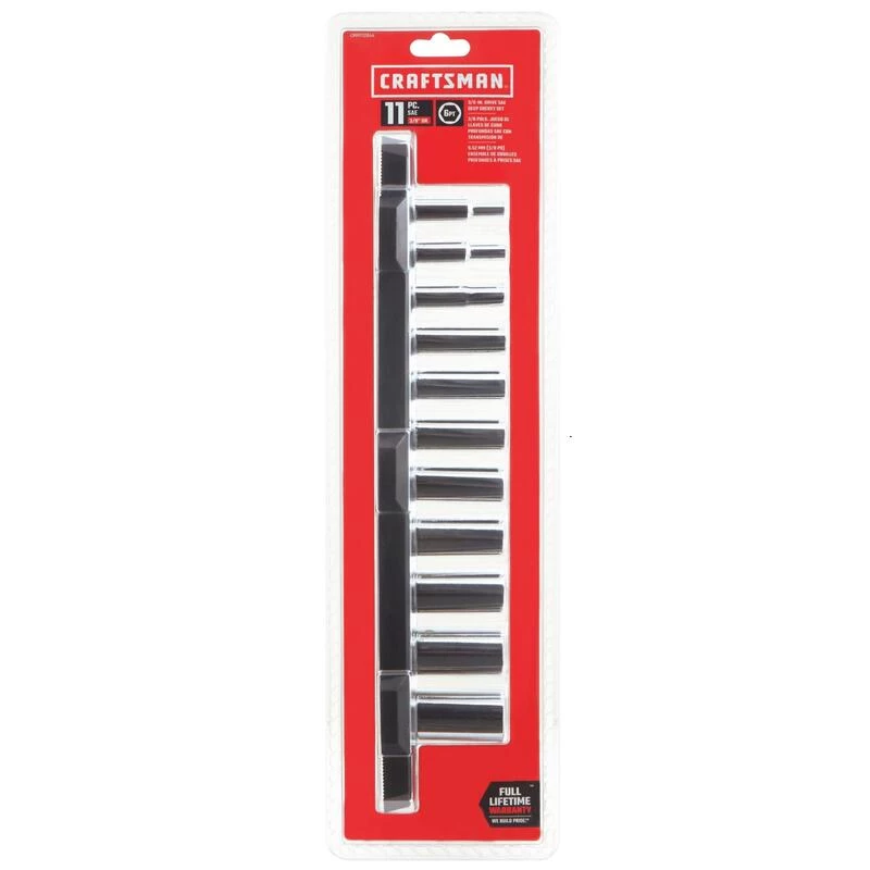Buy ๐ Craftsman 3/8 in. drive SAE 6 Point Deep Socket Set 11 pc ๐ 4 Buy ๐ Craftsman 3/8 in. drive SAE 6 Point Deep Socket Set 11 pc ๐ - Image 2