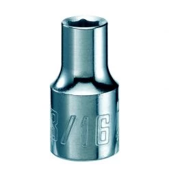 Coupon 🔔 Craftsman 3/16 in. X 1/4 in. drive SAE 6 Point Standard Shallow Socket 1 pc 🛒