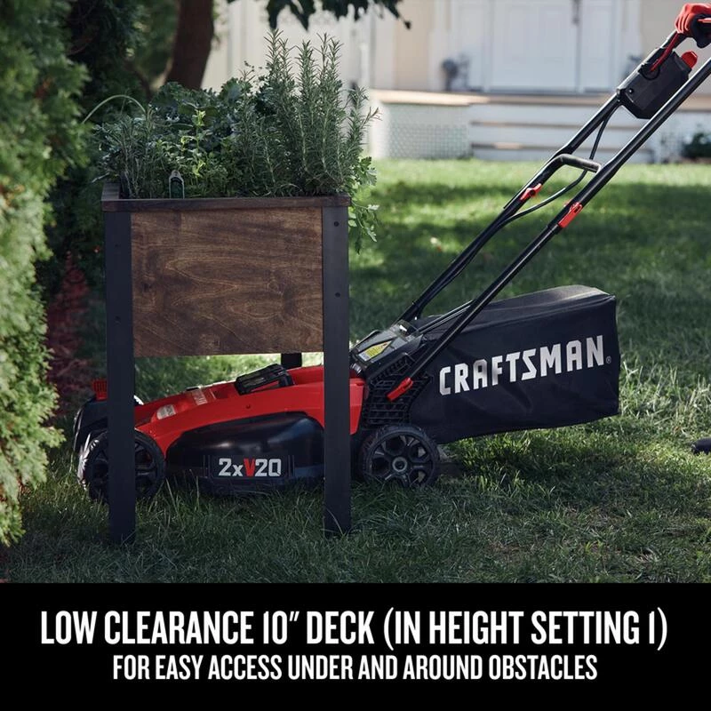 New ✨ Craftsman V20 CMCMW220P2 20 in. 20 V Battery Lawn Mower Kit (Battery & Charger) 🧨 8 New ✨ Craftsman V20 CMCMW220P2 20 in. 20 V Battery Lawn Mower Kit (Battery & Charger) 🧨 - Image 6