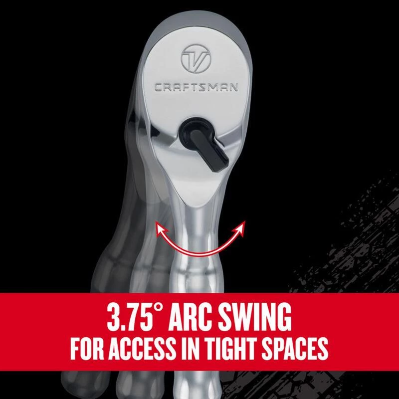Discount ๐ Craftsman V-Series 3/8 in. drive Stubby Ratchet 96 teeth โญ 8 Discount ๐ Craftsman V-Series 3/8 in. drive Stubby Ratchet 96 teeth โญ - Image 6