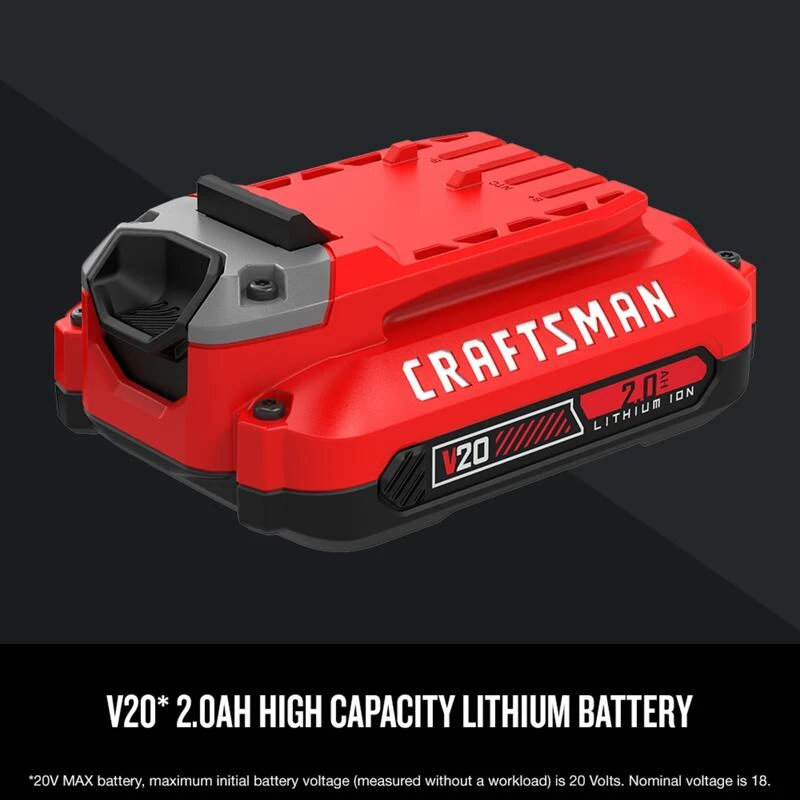 Outlet ๐ Craftsman 20 V 2 Ah Lithium-Ion Battery Pack 1 pc ๐ 5 Outlet ๐ Craftsman 20 V 2 Ah Lithium-Ion Battery Pack 1 pc ๐ - Image 3