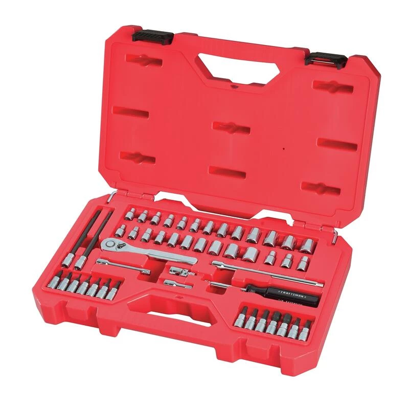 Coupon 👏 Craftsman 1/4 in. drive Metric and SAE 6 Point Mechanic's Tool Set 48 pc ✨ 4 Coupon 👏 Craftsman 1/4 in. drive Metric and SAE 6 Point Mechanic's Tool Set 48 pc ✨ - Image 2