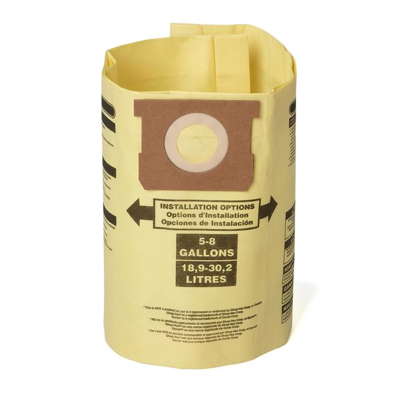 Buy 🎉 Craftsman 1 in. L X 9.5 in. W Wet/Dry Vac Filter Bag 5-8 gal 2 pc ⌛ 3 Buy 🎉 Craftsman 1 in. L X 9.5 in. W Wet/Dry Vac Filter Bag 5-8 gal 2 pc ⌛