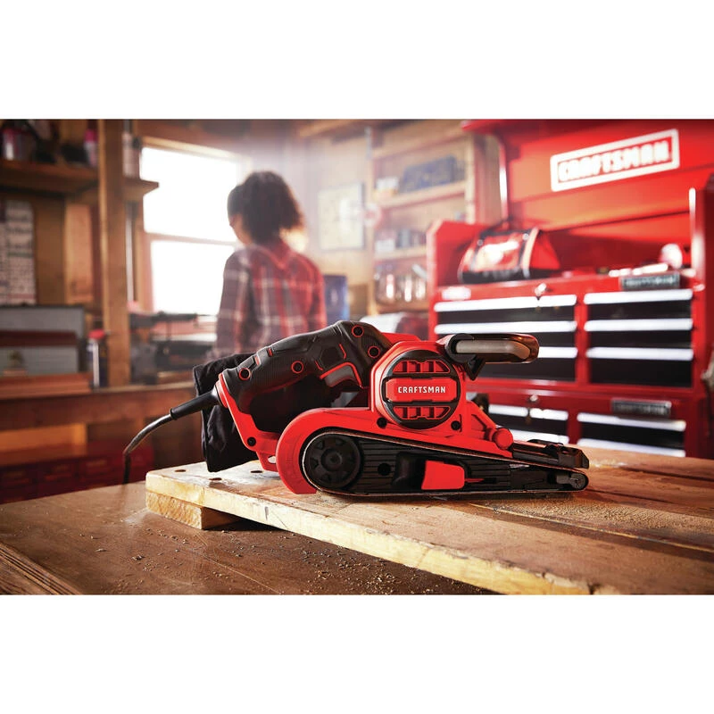 Deals ✔️ Craftsman 7 amps 3 in. W X 21 in. L Corded Belt Sander ✔️ 5 Deals ✔️ Craftsman 7 amps 3 in. W X 21 in. L Corded Belt Sander ✔️ - Image 3