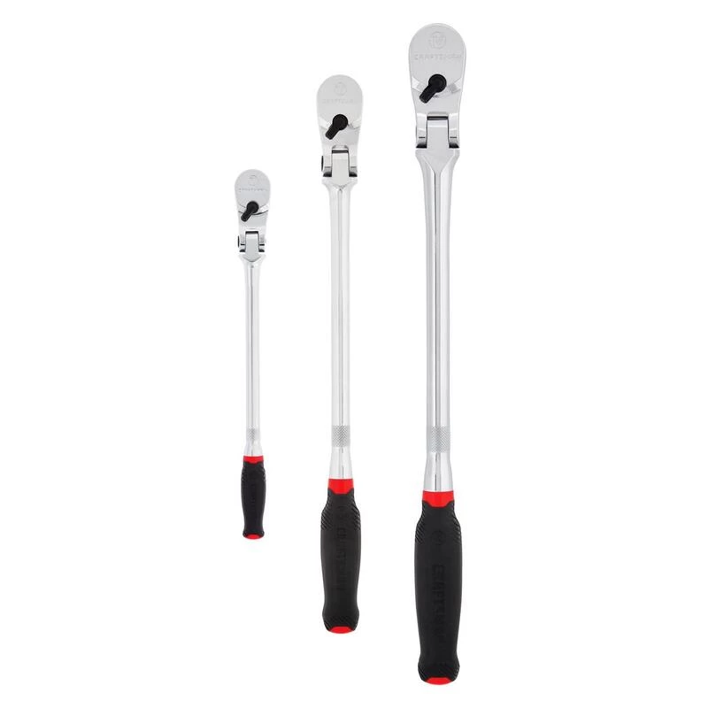 Top 10 ๐ Craftsman V-Series 1/2, 1/4 and 3/8 in. drive Comfort Grip Long Flex Head Ratchet Set โจ 3 Top 10 ๐ Craftsman V-Series 1/2, 1/4 and 3/8 in. drive Comfort Grip Long Flex Head Ratchet Set โจ