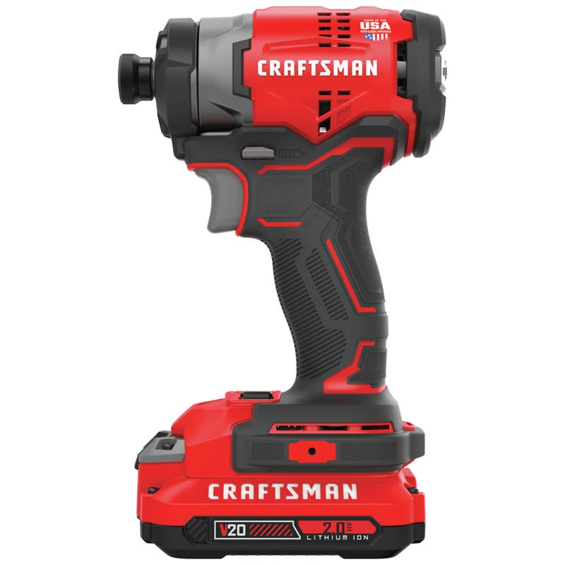 Outlet 🔔 Craftsman 20 V 1/4 in. Cordless Brushless Impact Driver Kit (Battery & Charger) ⌛ 4 Outlet 🔔 Craftsman 20 V 1/4 in. Cordless Brushless Impact Driver Kit (Battery & Charger) ⌛ - Image 2