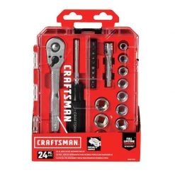 Promo 🤩 Craftsman 3/8 in. drive Metric 6 Point Nano Mechanic's Tool Set 24 pc ✔️ -Craftsman Sales 2022 b26d194f 1656 4e1b a8a3 9aa25d393461