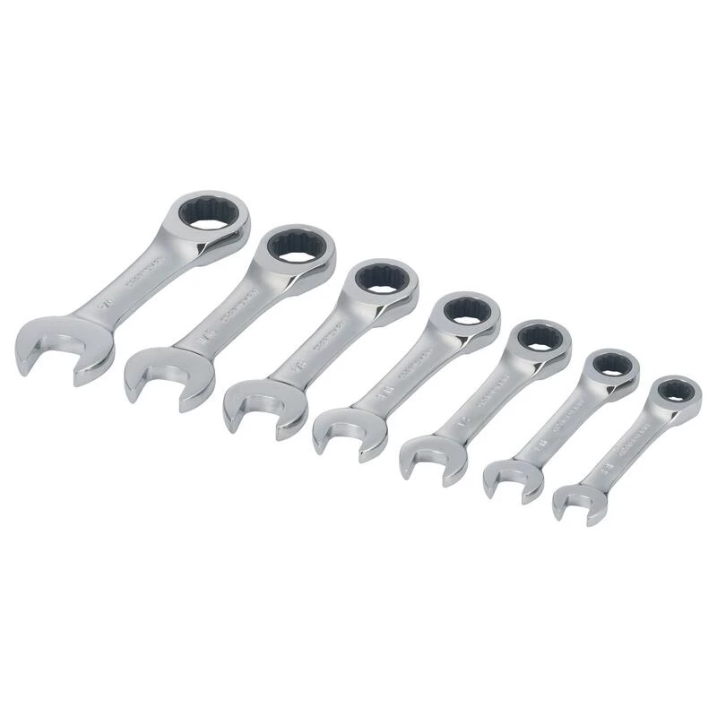Budget ๐ฏ Craftsman SAE Stubby Ratcheting Combination Wrench Set 7 pc ๐ 4 Budget ๐ฏ Craftsman SAE Stubby Ratcheting Combination Wrench Set 7 pc ๐ - Image 2