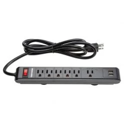 Coupon ❤️ Craftsman 6.5 ft. L 6 outlets Power Strip Black 🔔