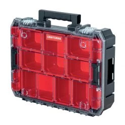 Brand new 👏 Craftsman VERSASTACK 17.25 in. W X 4 in. H Storage Organizer Plastic 10 compartments Black/Red 🤩