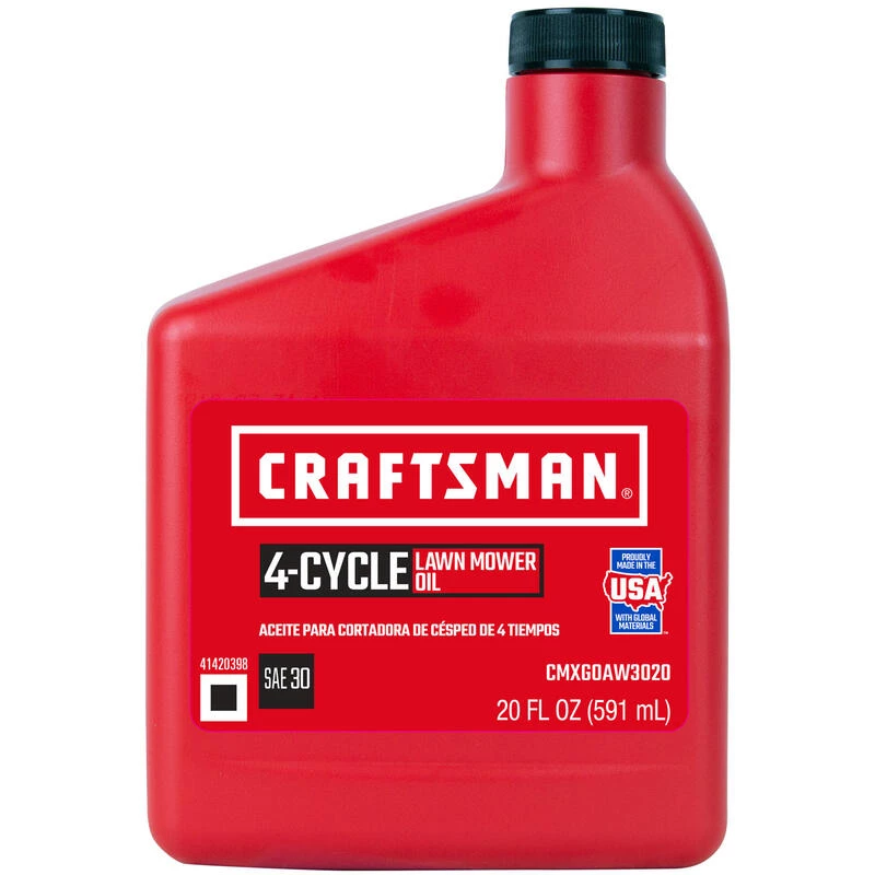 Budget π Craftsman SAE 30 4-Cycle Lawn Mower Motor Oil 20 oz 1 pk π 3 Budget π Craftsman SAE 30 4-Cycle Lawn Mower Motor Oil 20 oz 1 pk π